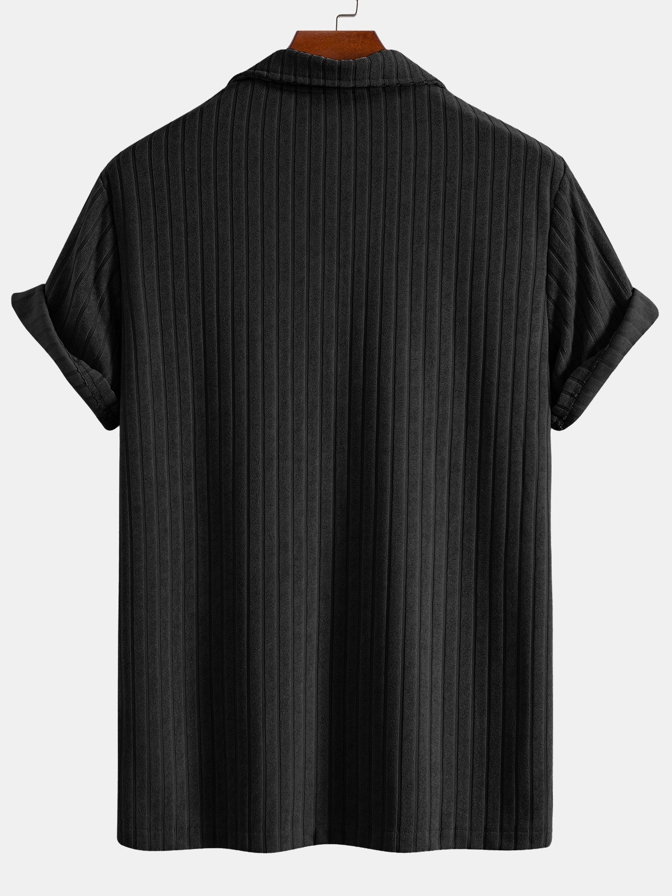 Striped Terry Cuban Shirt