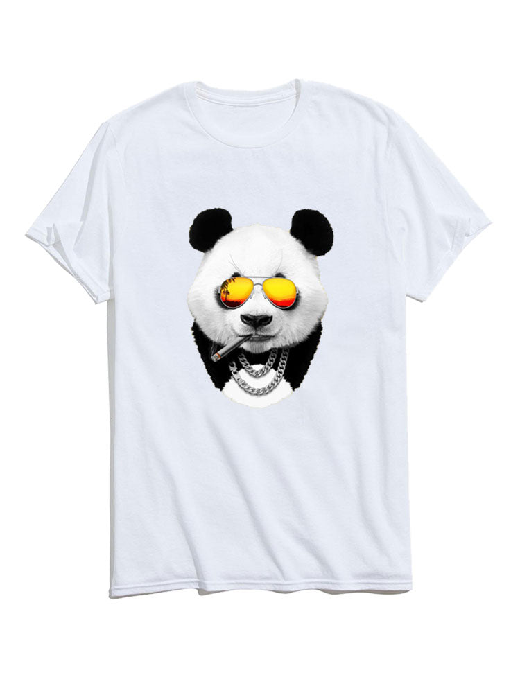 Hip-pop Panda Funny Graphic T-Shirts