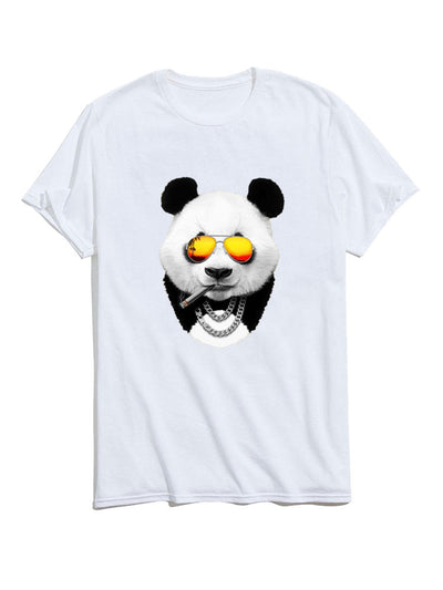 Hip-pop Panda Funny Graphic T-Shirts