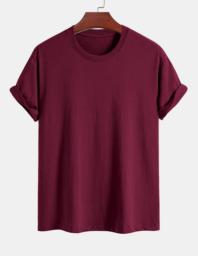 5 Pieces Basic Regular Fit Cotton T-Shirts