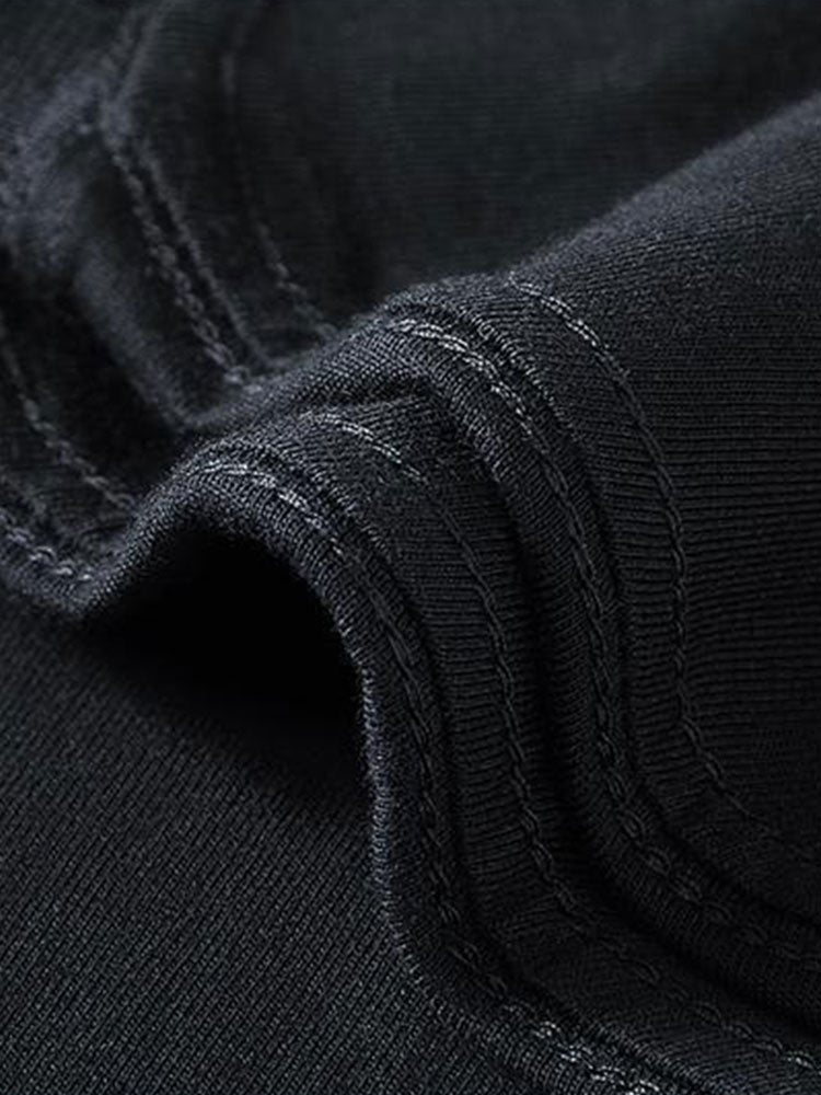 3 Pieces Basic Long Sleeve Ribbed Cuff T-Shirt