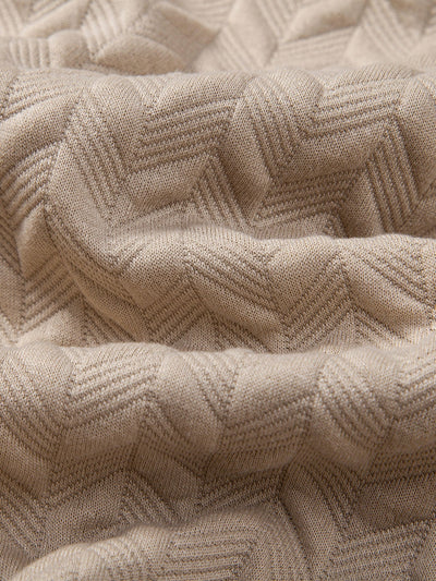 Geometric Jacquard Polo