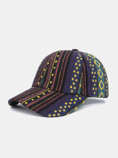 Bohemian Geometry Jacquard Pattern Baseball Cap