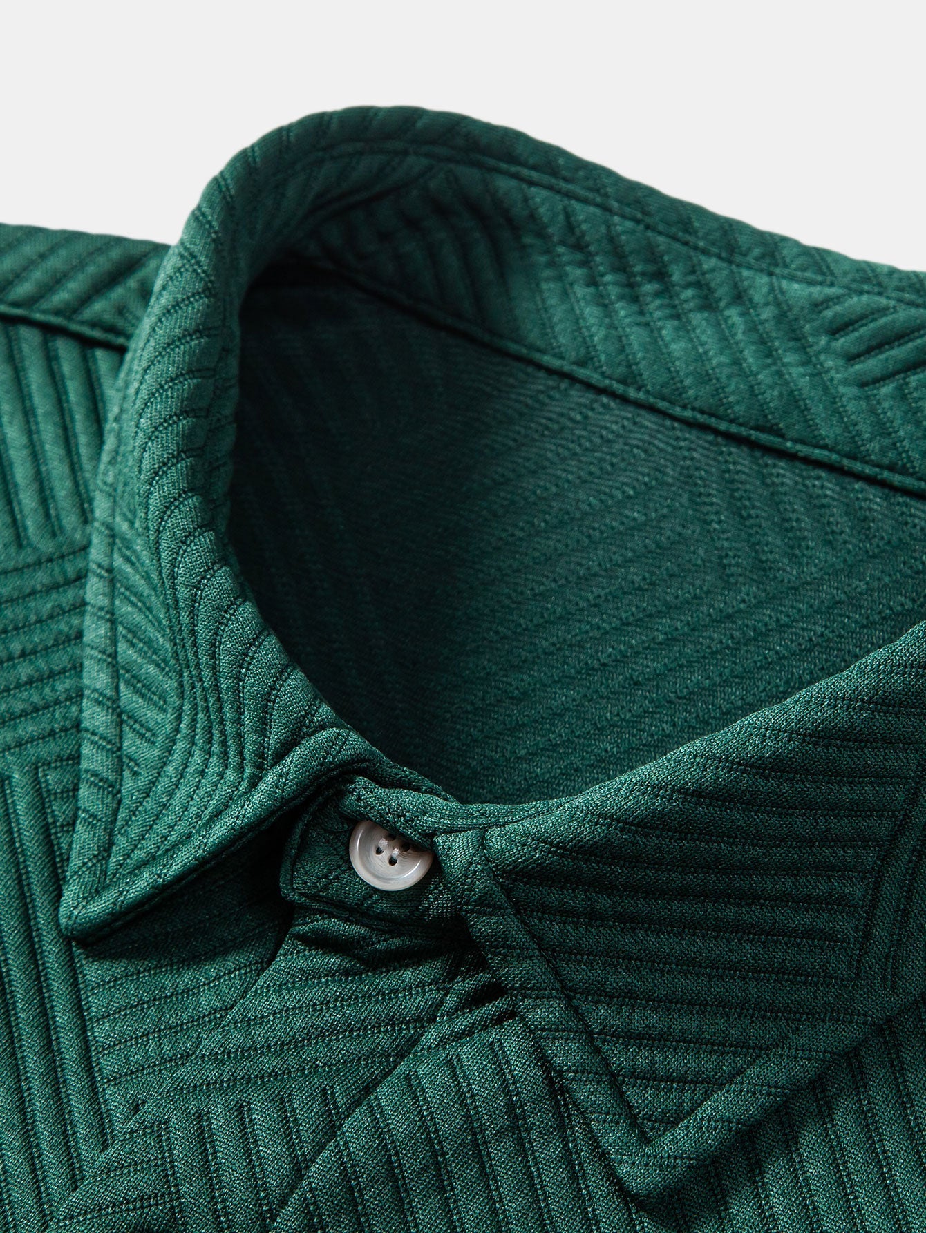 Stripe Jacquard Button Up Shirt
