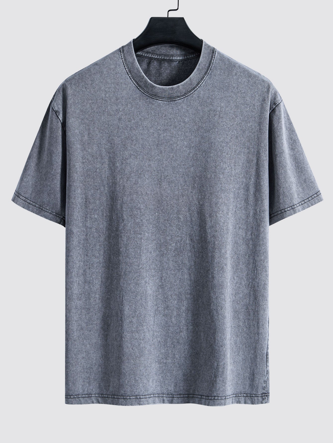 3 Pieces Washed Distressed Drop Shoulder T-Shirt