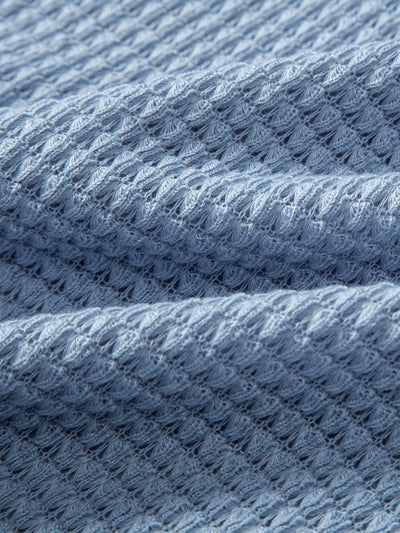 Waffle Textured Cuban Shirt