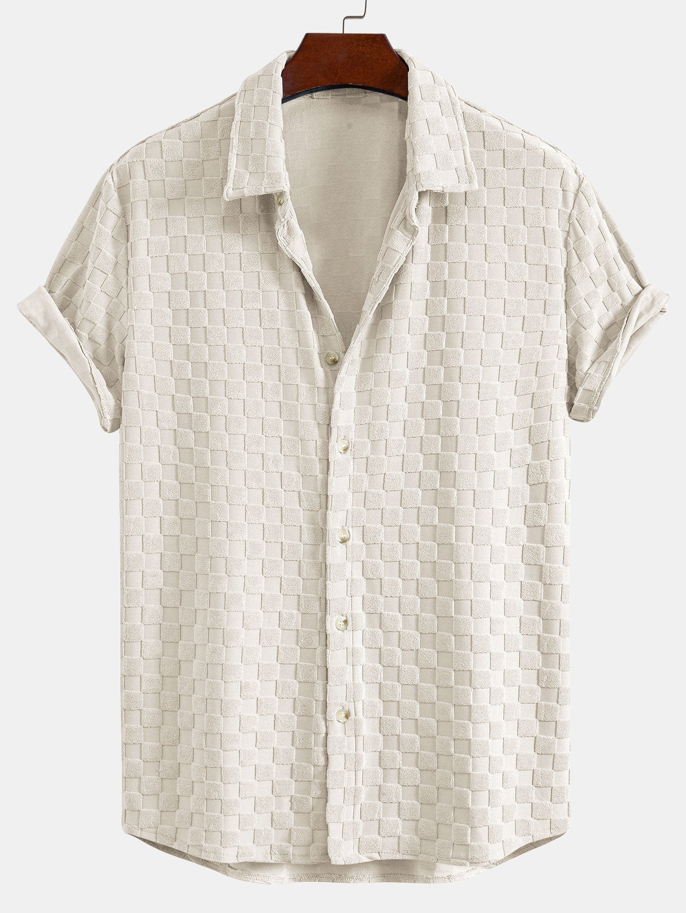Checkerboard Terry Shirt