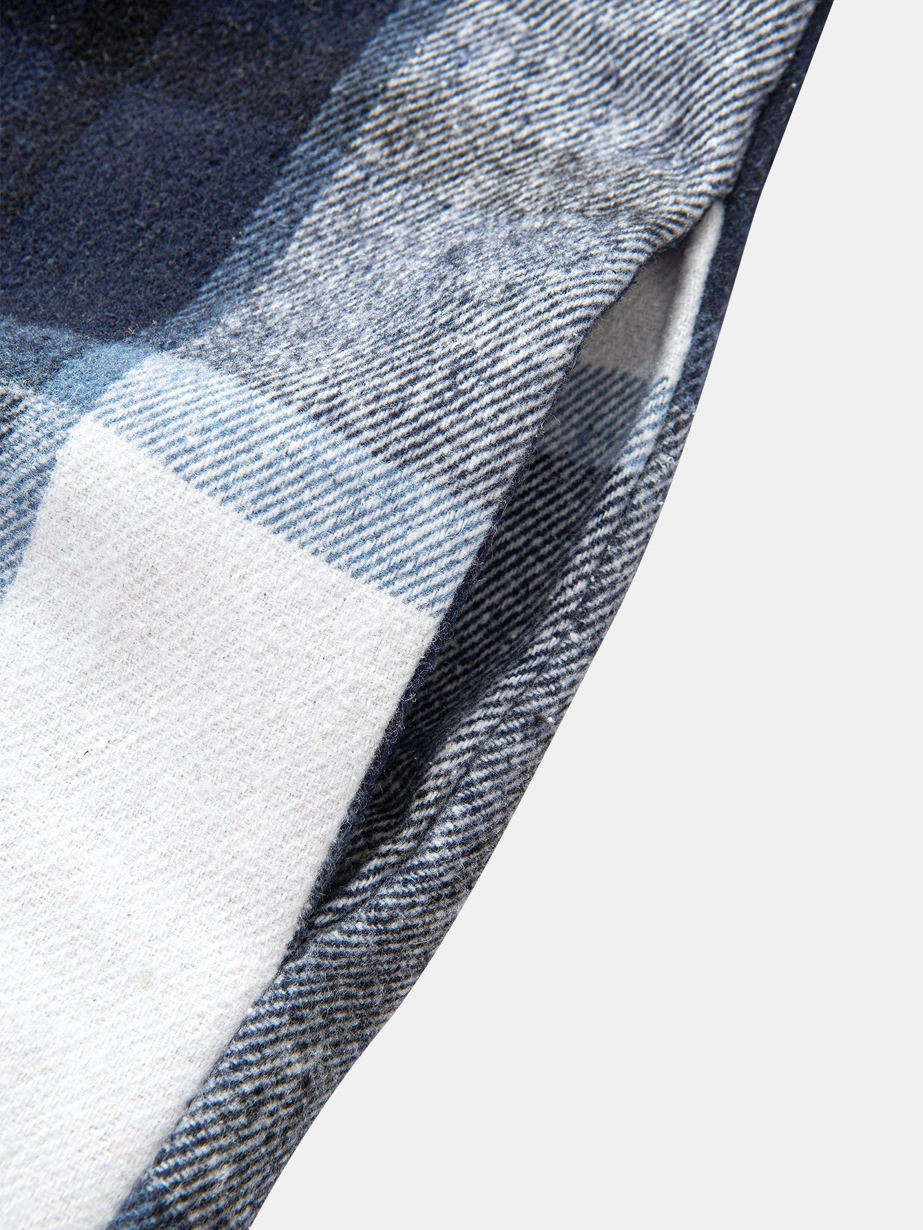 Teddy Lined Flannel Plaid Hooded Shirt