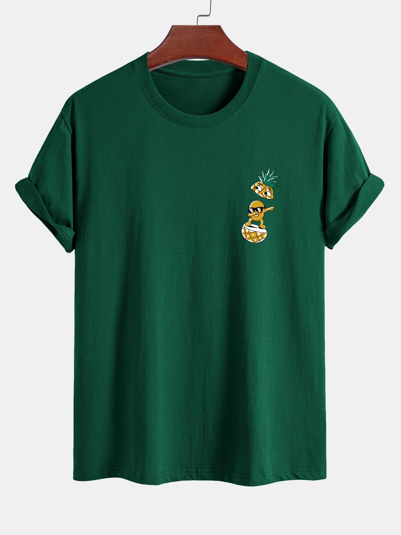 Regular Fit Cool Pineapple Boy Print Cotton T-Shirt