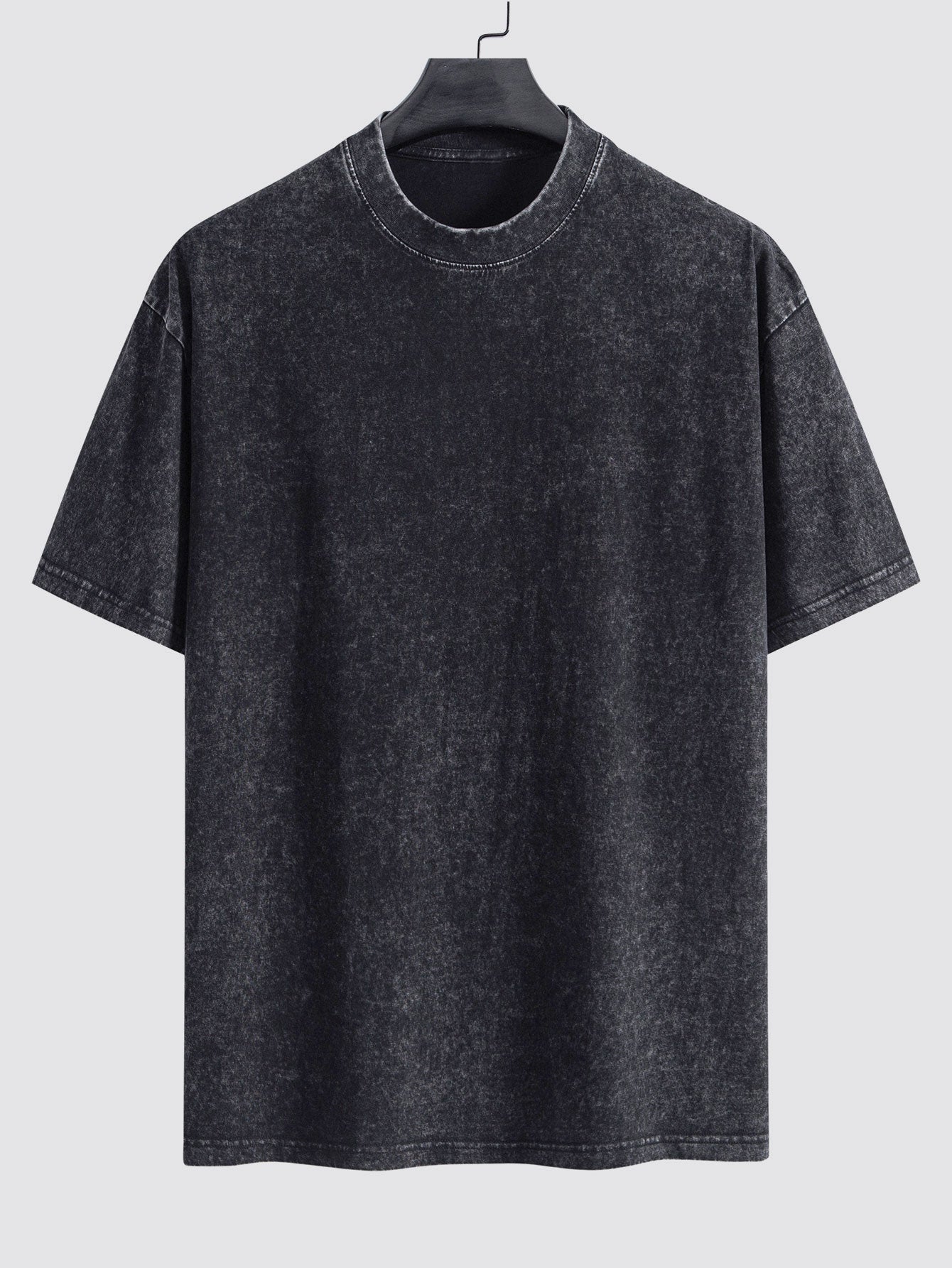 3 Pieces Washed Distressed Drop Shoulder T-Shirt