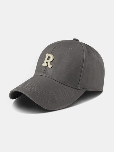 Letter R Cotton Baseball Cap