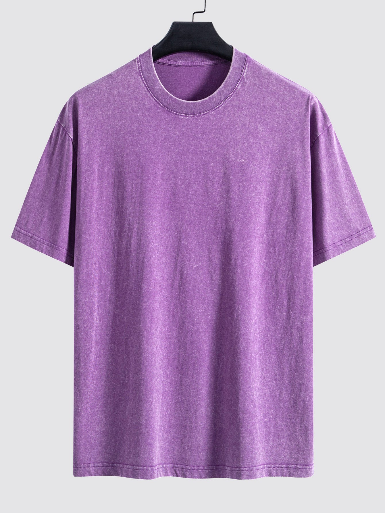 3 Pieces Washed Distressed Drop Shoulder T-Shirt