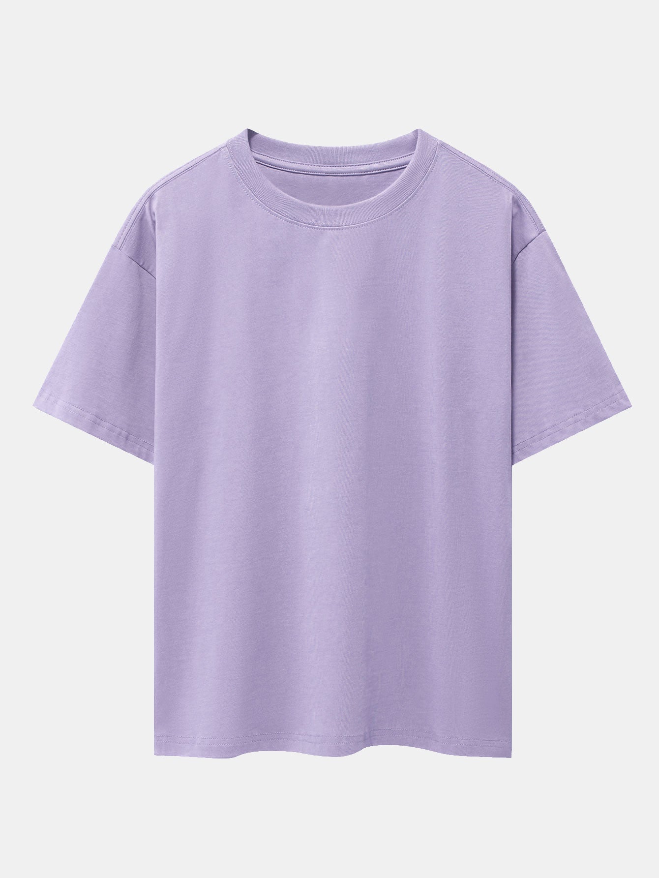 Marble Texture Slogan Back Print Drop Shoulder Oversize T-Shirt