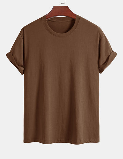5 Pieces Basic Regular Fit Cotton T-Shirts