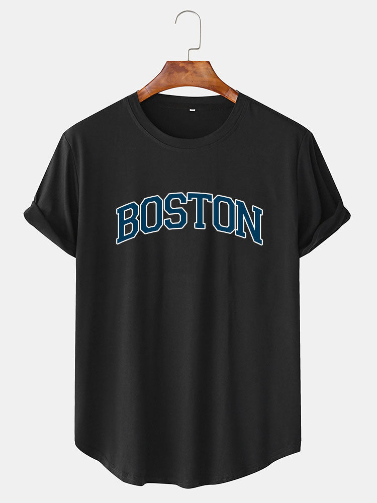 Boston Blue Print T-Shirt