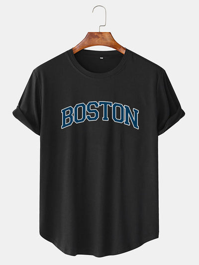 Boston Blue Print T-Shirt