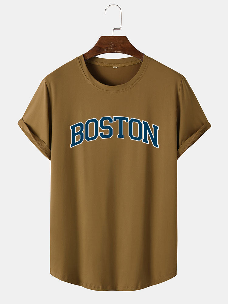 Boston Blue Print T-Shirt