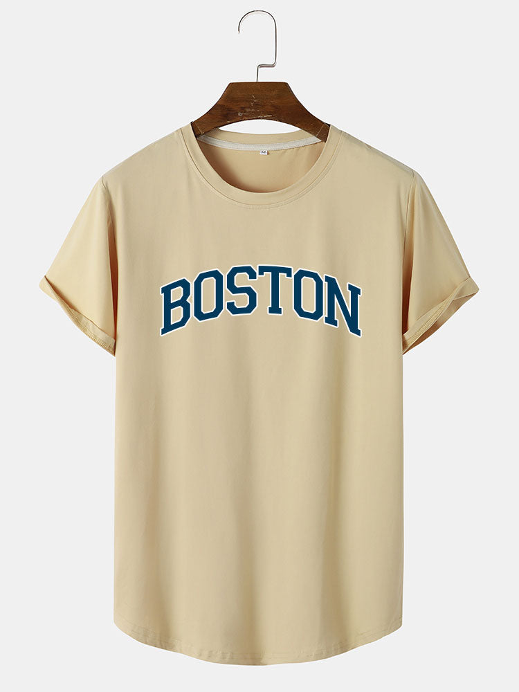 Boston Blue Print T-Shirt