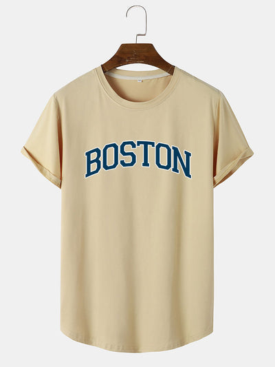 Boston Blue Print T-Shirt