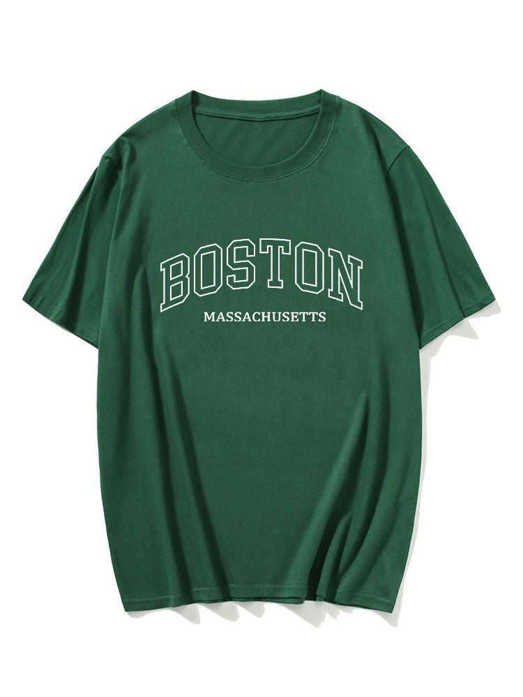 Boston Print T-Shirt
