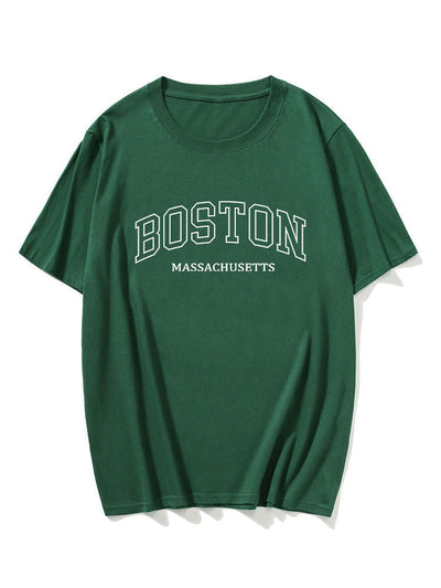 Boston Print T-Shirt