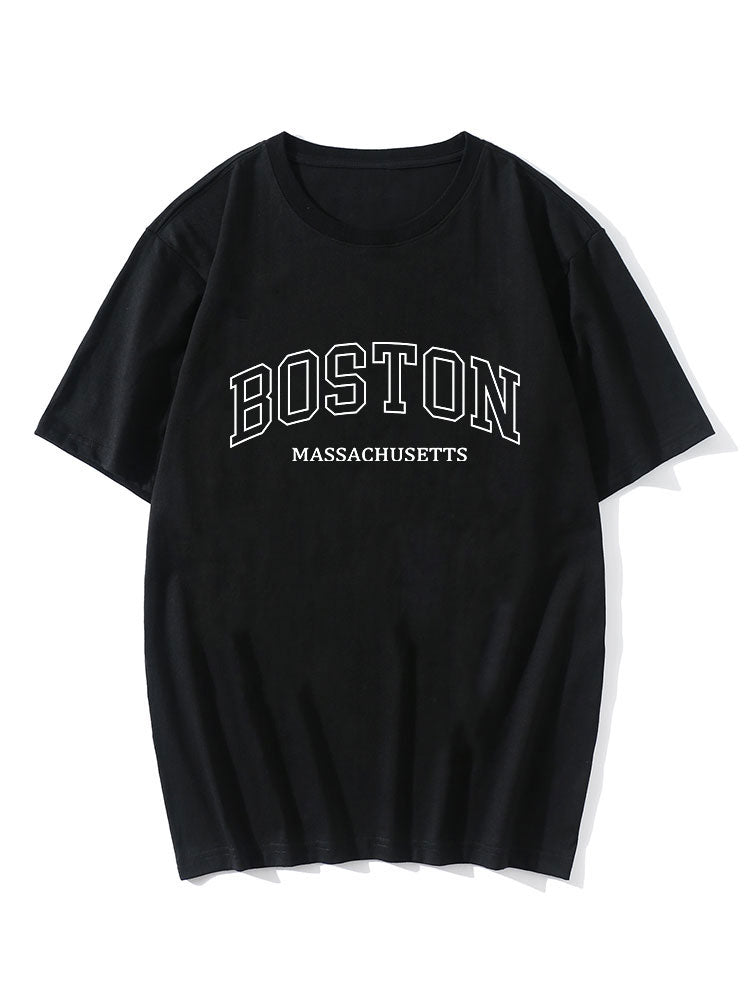 Boston Print T-Shirt