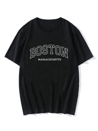 Boston Print T-Shirt