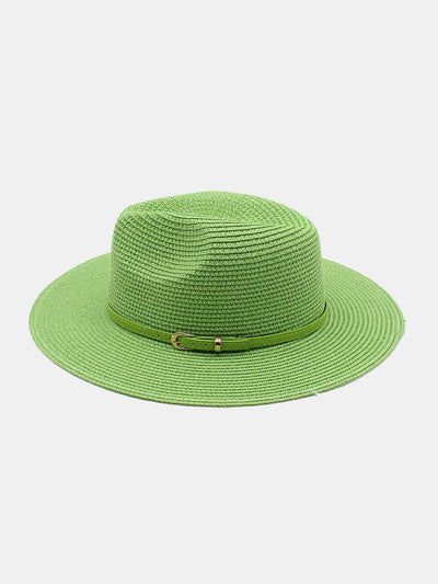 Summer Beach Wide Brim Panama Hat Straw Hat