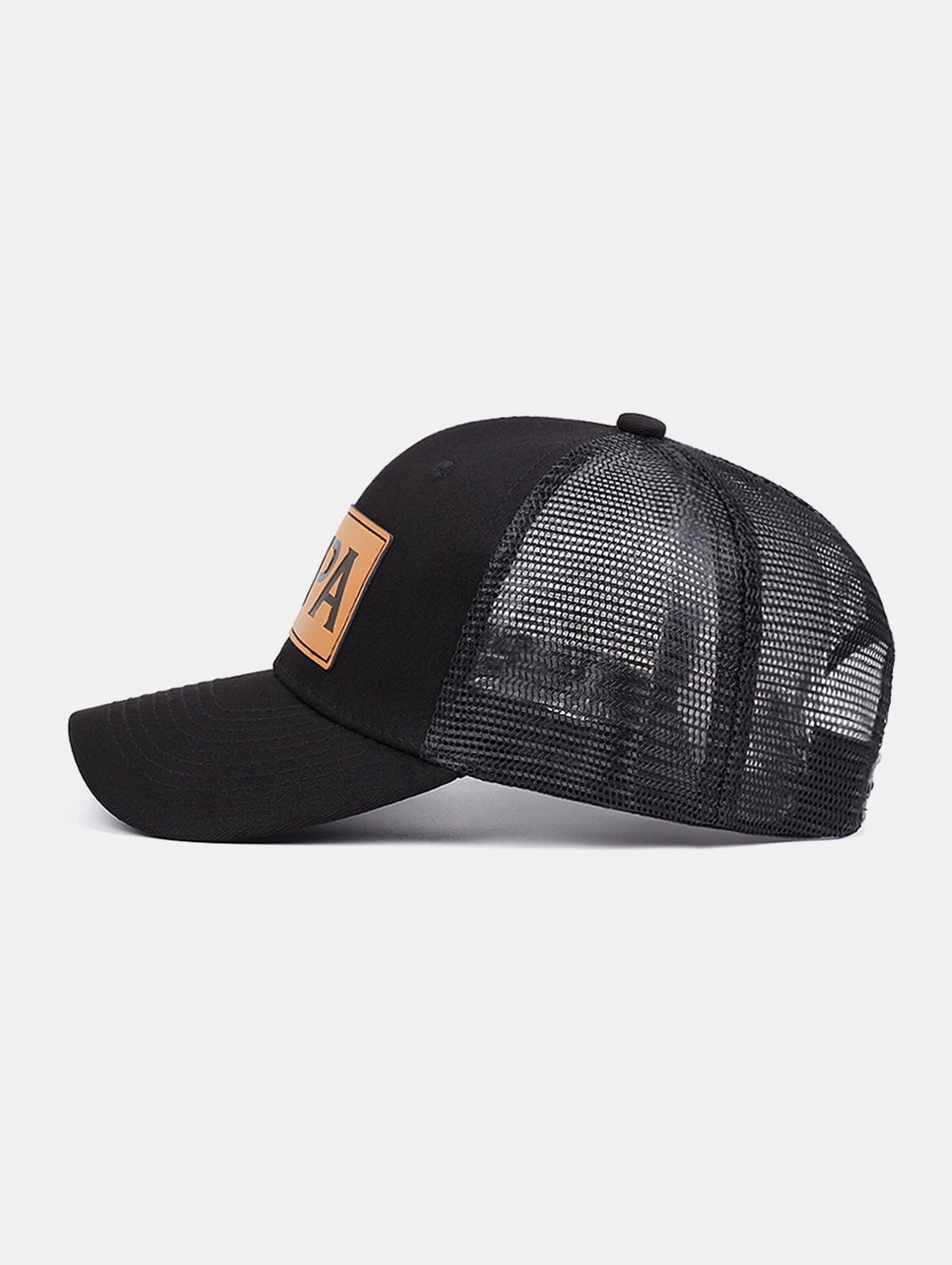 PAPA Faux Leather Label Baseball Cap