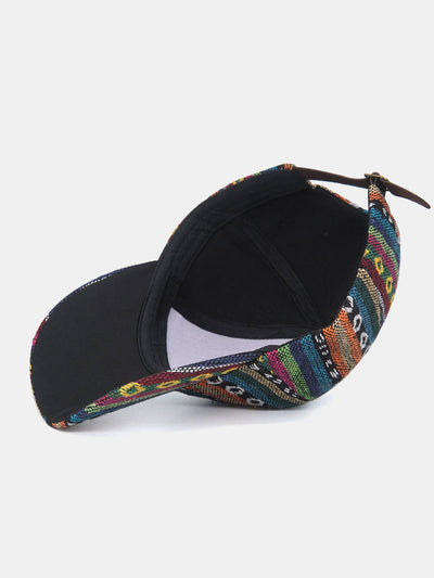 Bohemian Geometry Jacquard Pattern Baseball Cap