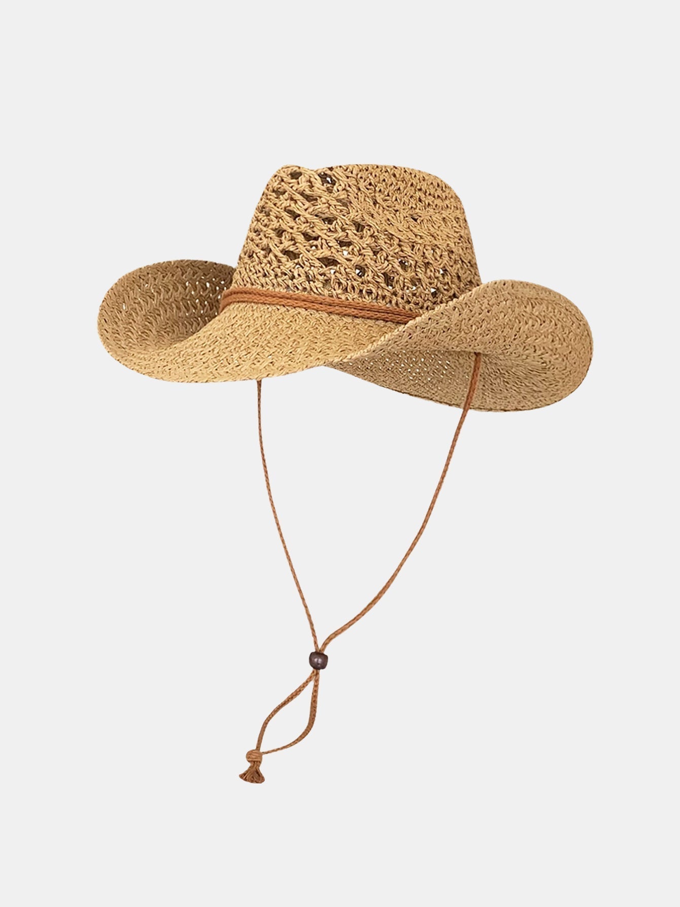 Outdoor Beach Sun Protection Western Cowboy Style Straw Hat