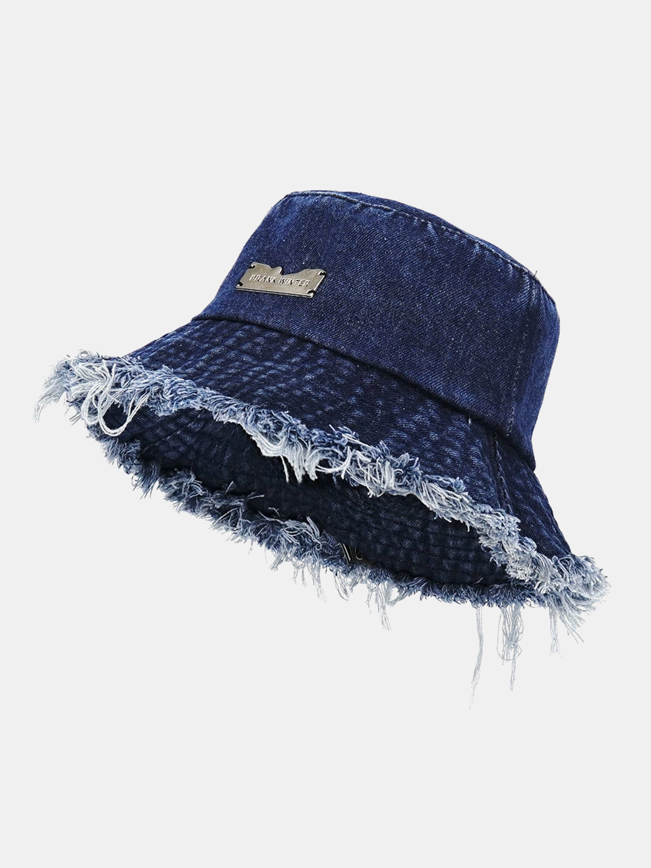 Distressed Frayed Edge Cowboy Bucket Hat