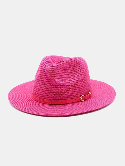 Summer Beach Wide Brim Panama Hat Straw Hat