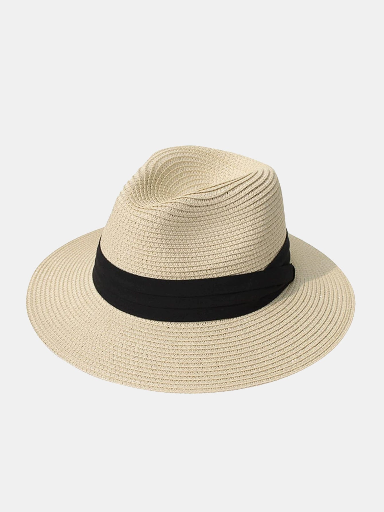 Fashionable And Casual All-match Wide-brimmed Flat Hat Suitable For Beach Trips