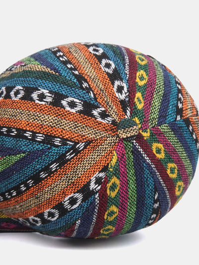 Bohemian Geometry Jacquard Pattern Baseball Cap