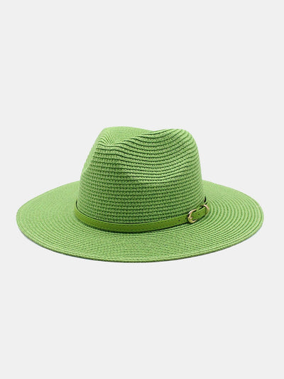 Summer Beach Wide Brim Panama Hat Straw Hat