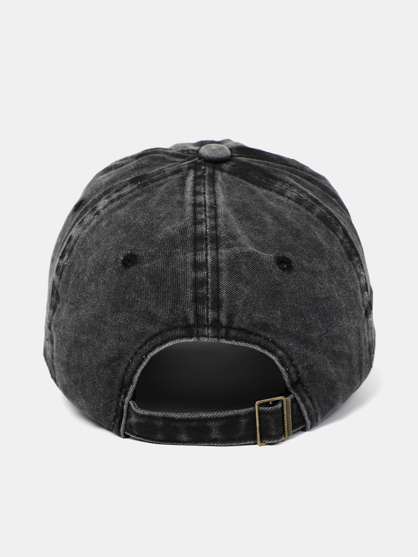 Skull Embroidery Pattern Vintage Distressed Washable Baseball Cap