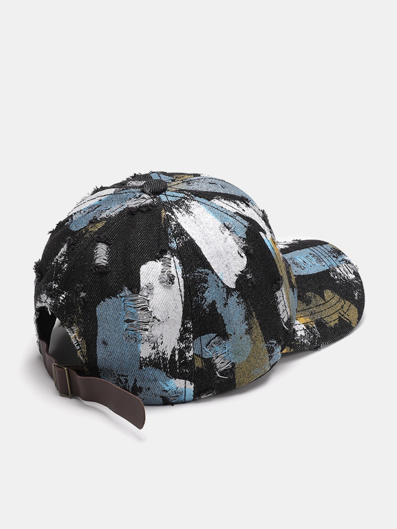Color Graffiti Cotton Washed Distressed Baseball Cap