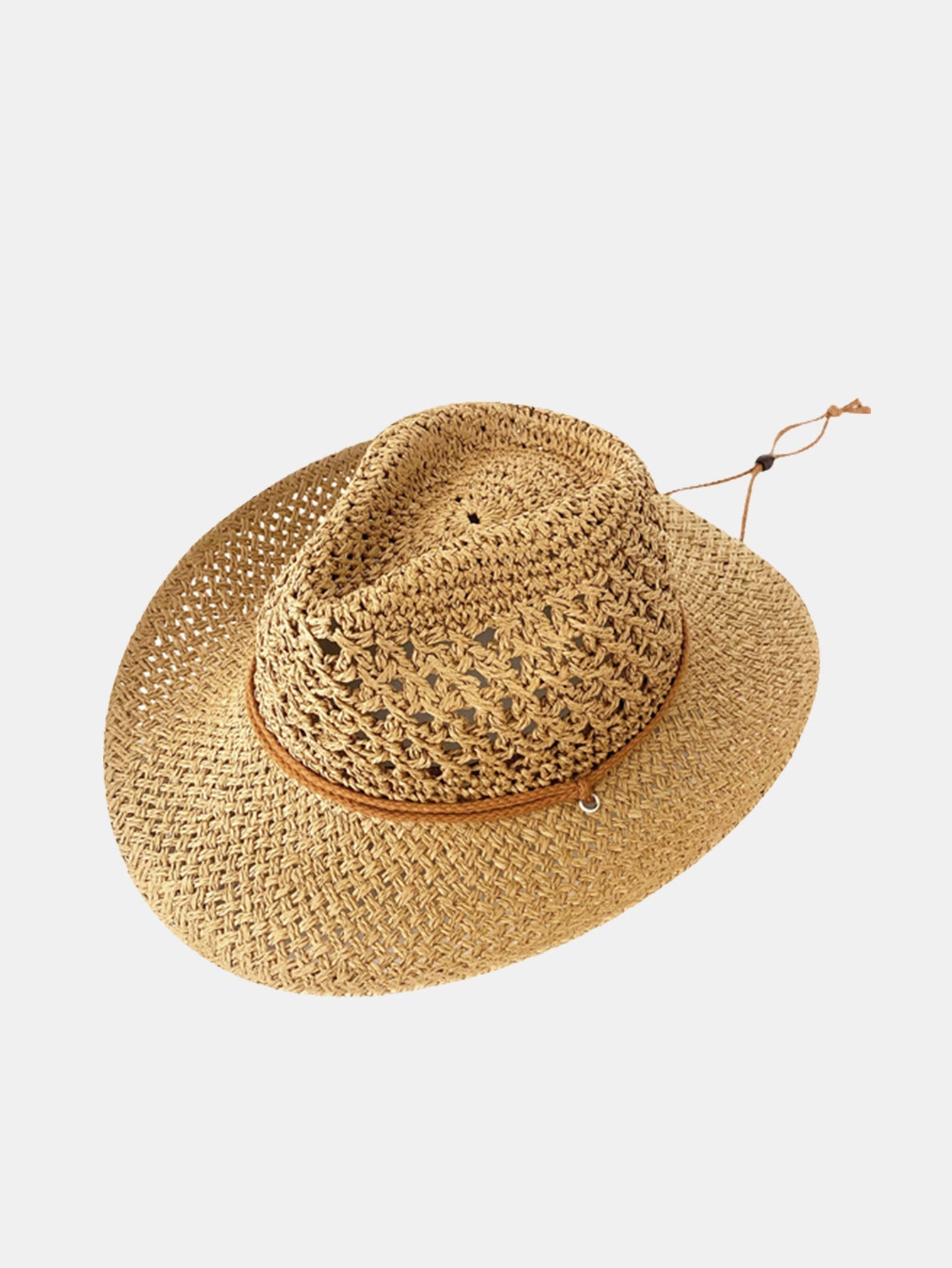 Outdoor Beach Sun Protection Western Cowboy Style Straw Hat
