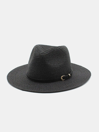 Summer Beach Wide Brim Panama Hat Straw Hat