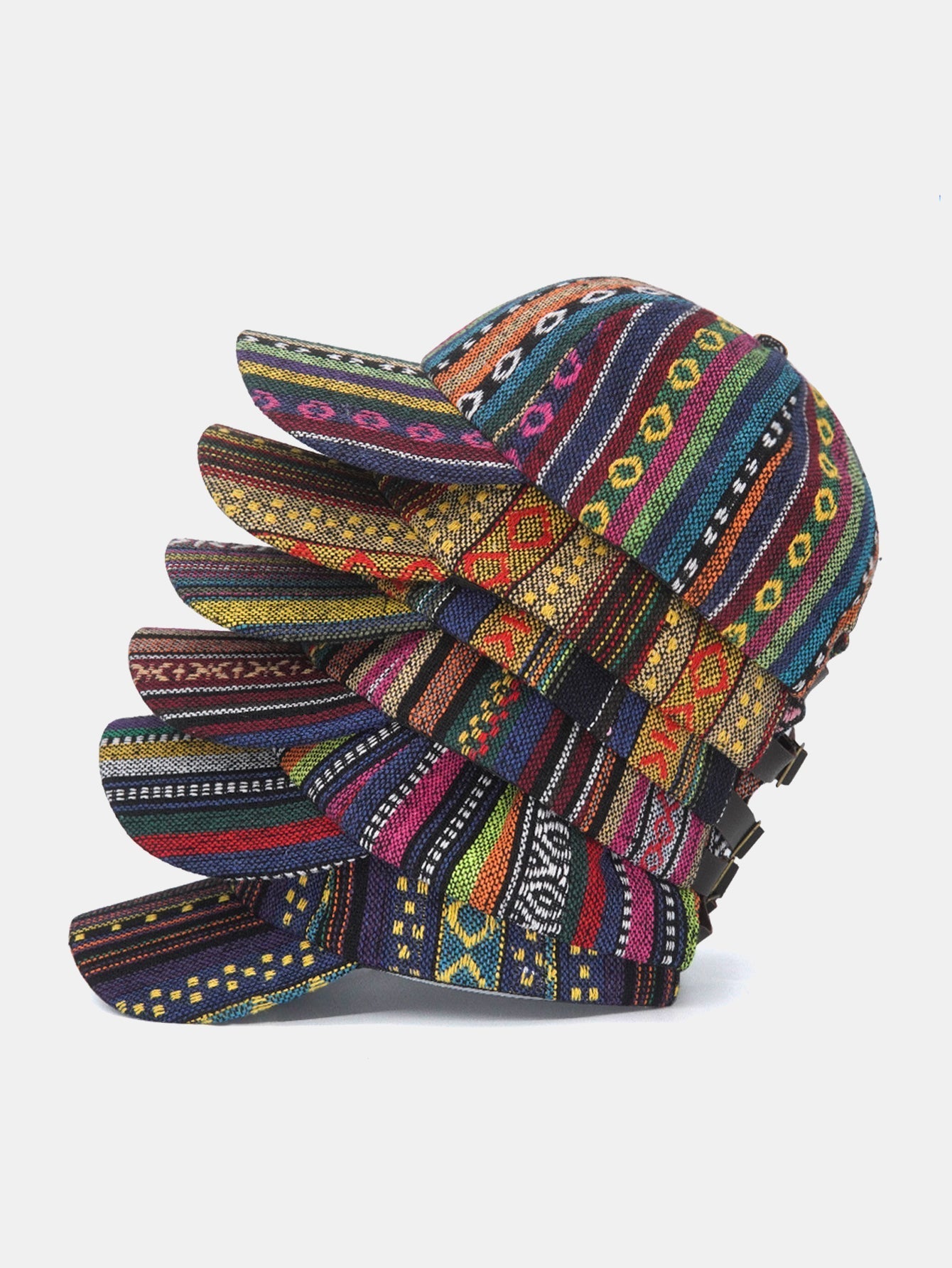 Bohemian Geometry Jacquard Pattern Baseball Cap
