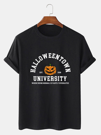 Halloweentown Pumpkin Print T-Shirt