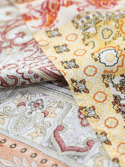 Paisley Floral Print Button Up Shirt