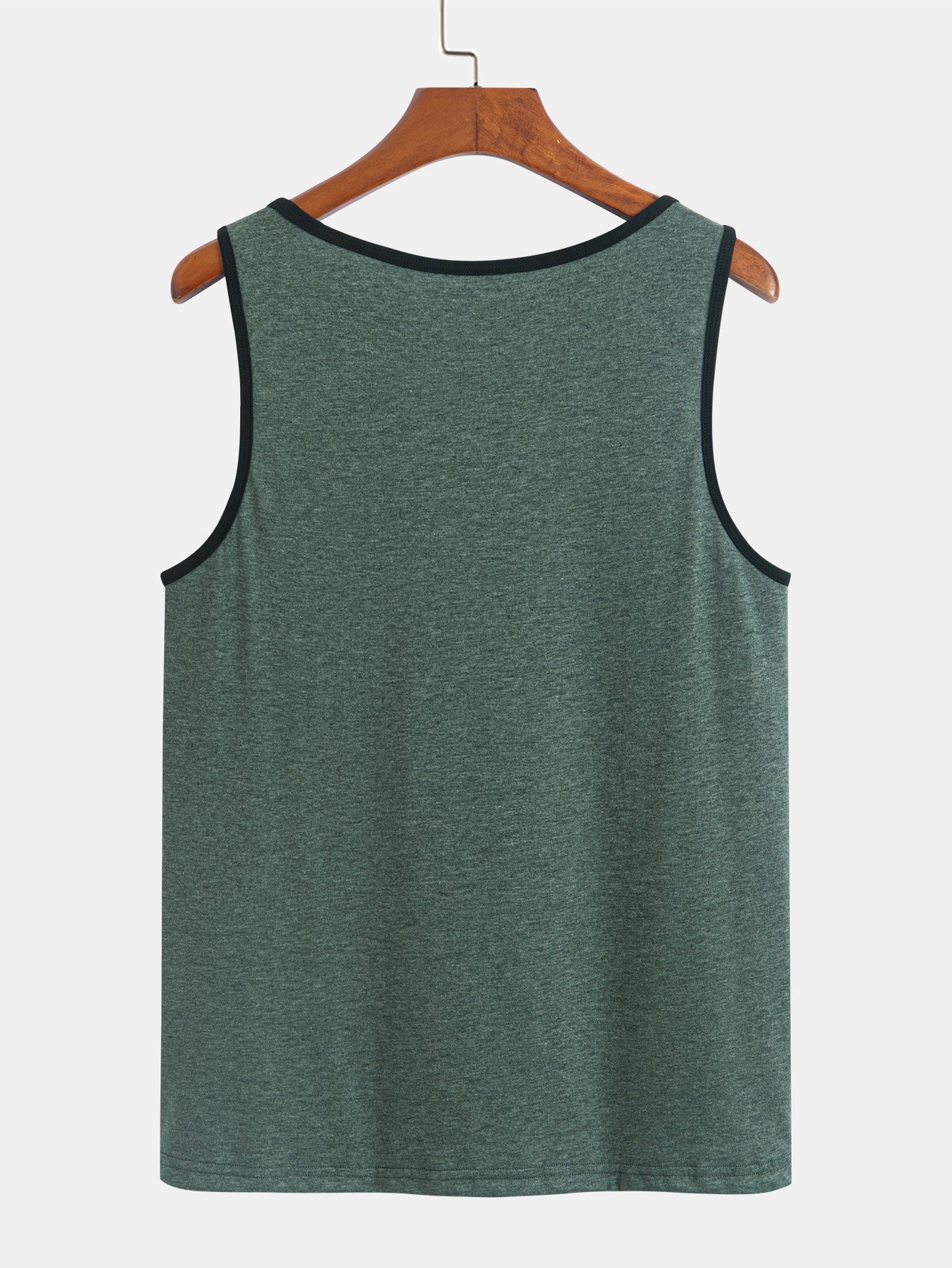 Tank Top With Wave Pattern Pocket
