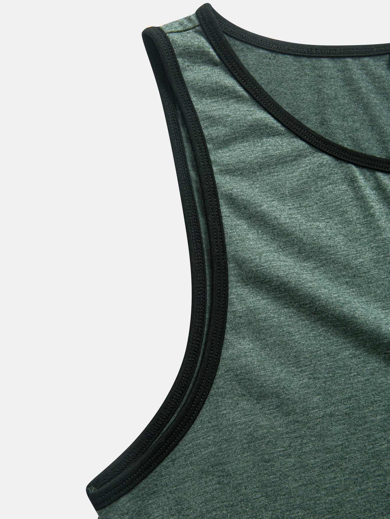 Tank Top With Wave Pattern Pocket