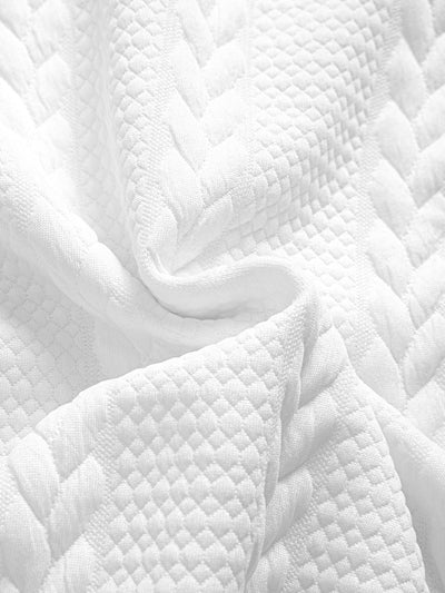 Twist Jacquard Arc Hem T-Shirt