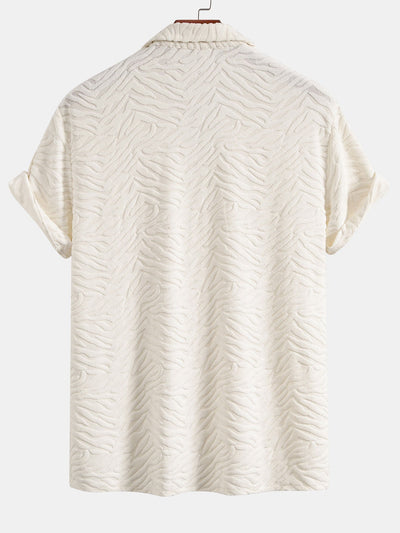 Animal Texture Terry Cuban Shirt