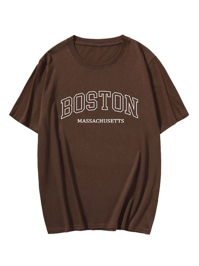 Boston Print T-Shirt