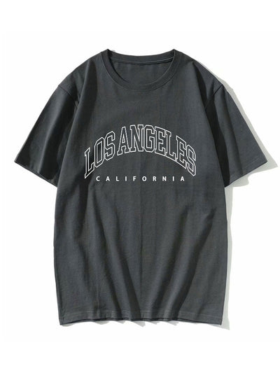 Los Angeles Letter Print T-Shirt