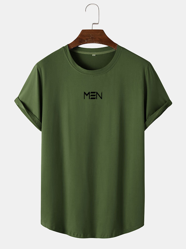 Men Letter Print T-Shirt
